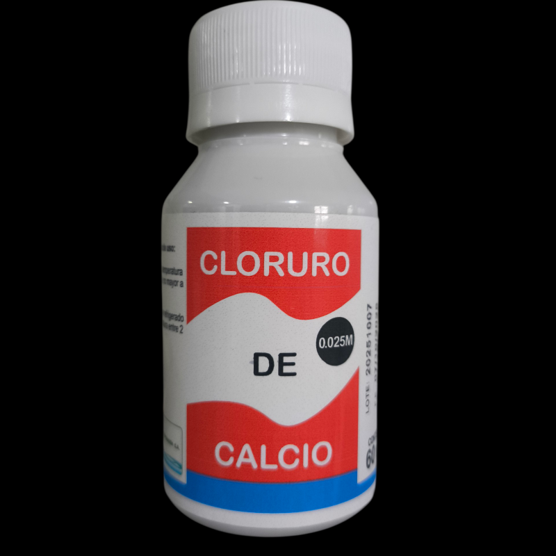 Cloruro de Calcio 0.025 M 60 mL