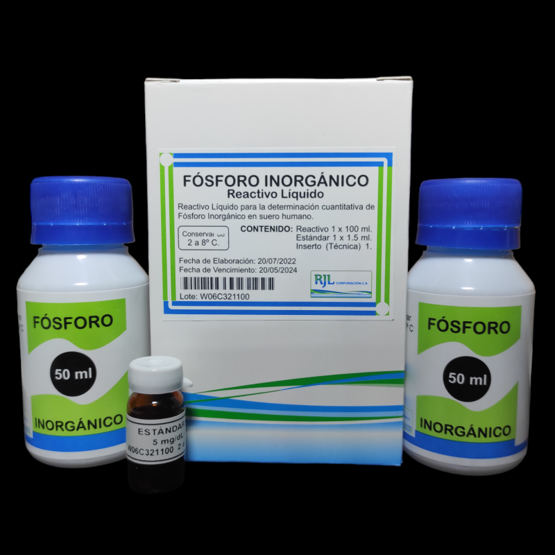 Fósforo 2 x 50 ml  con Estándar