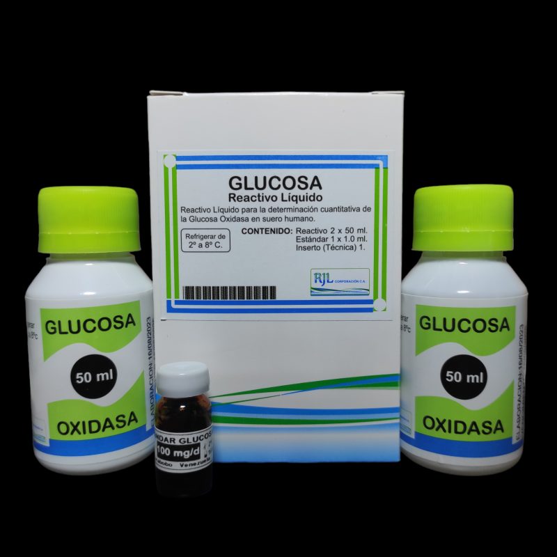 Glucosa 2 x 50 ml  con Estándar