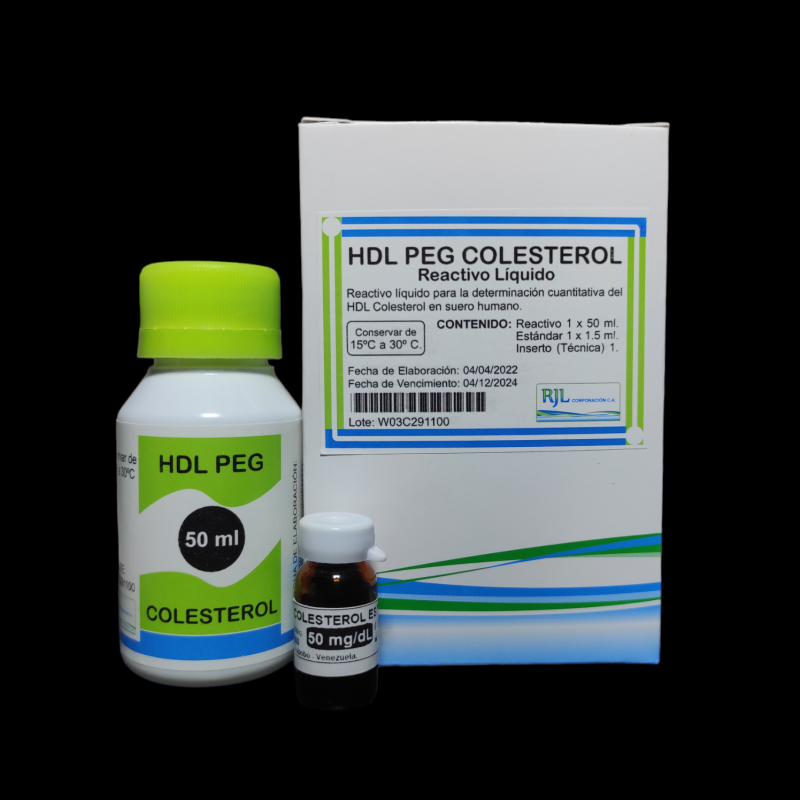 HDL PEG Colesterol 1 x 50 mL  con Estándar