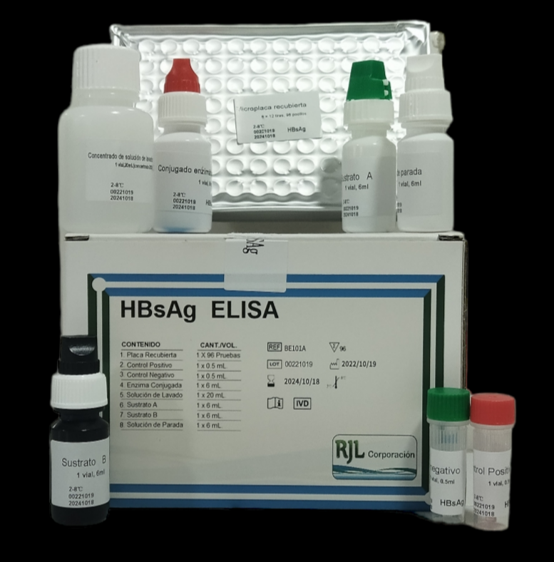HBsAg Hepatitis B Antígeno de Superficie (96 Pruebas)