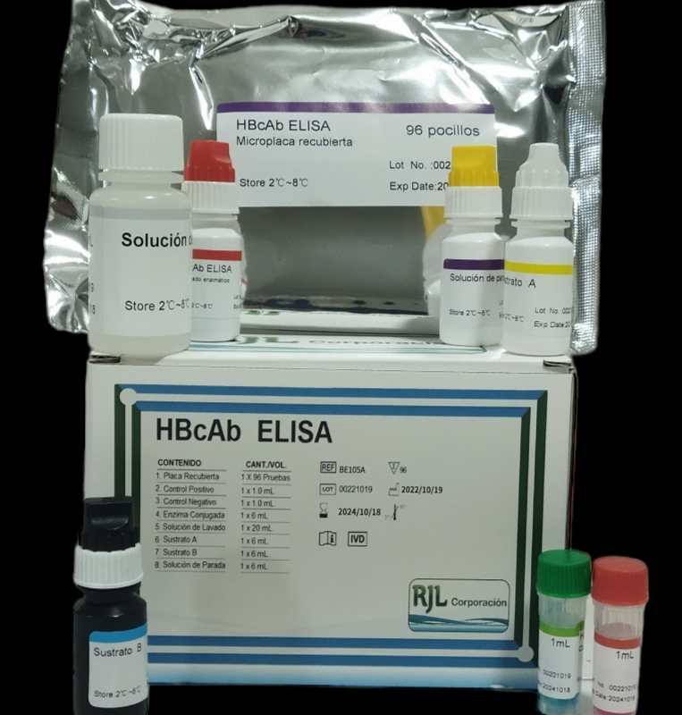 HBcAb Hepatitis B Core (96 Pruebas)