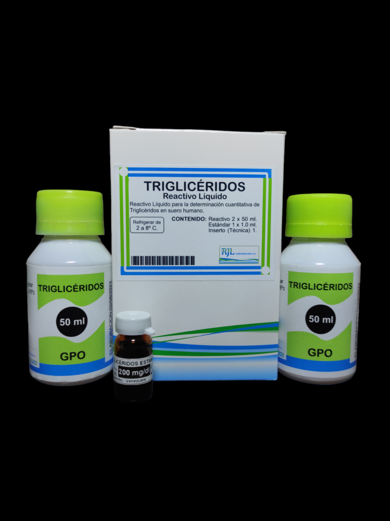 Triglicéridos 2 x 50 mL  con Estándar
