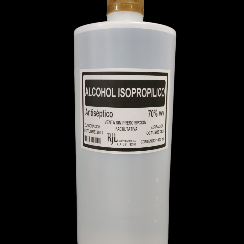 Alcohol Isopropílico al 70% Litro