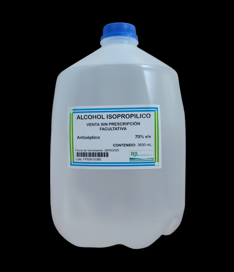 Alcohol Isopropílico al 70% Galón