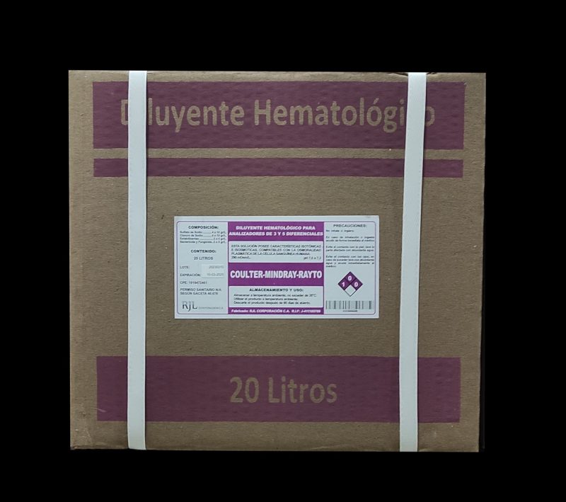 Diluyente Hematológico 20 Litros