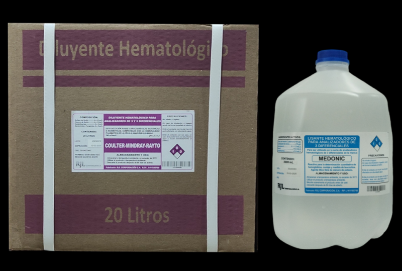 Kit para Analizadores Medonic (Diluyente 20 L, Lisante Galón)