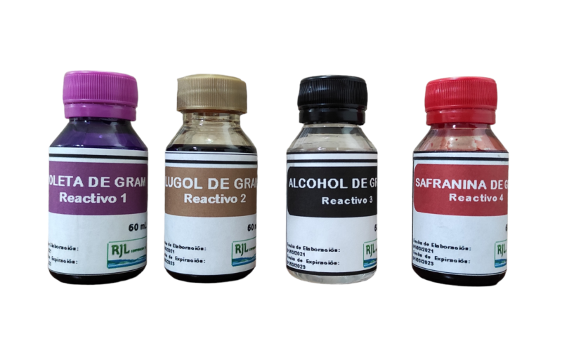 Kit tinción de Gram 4 x 60 ml