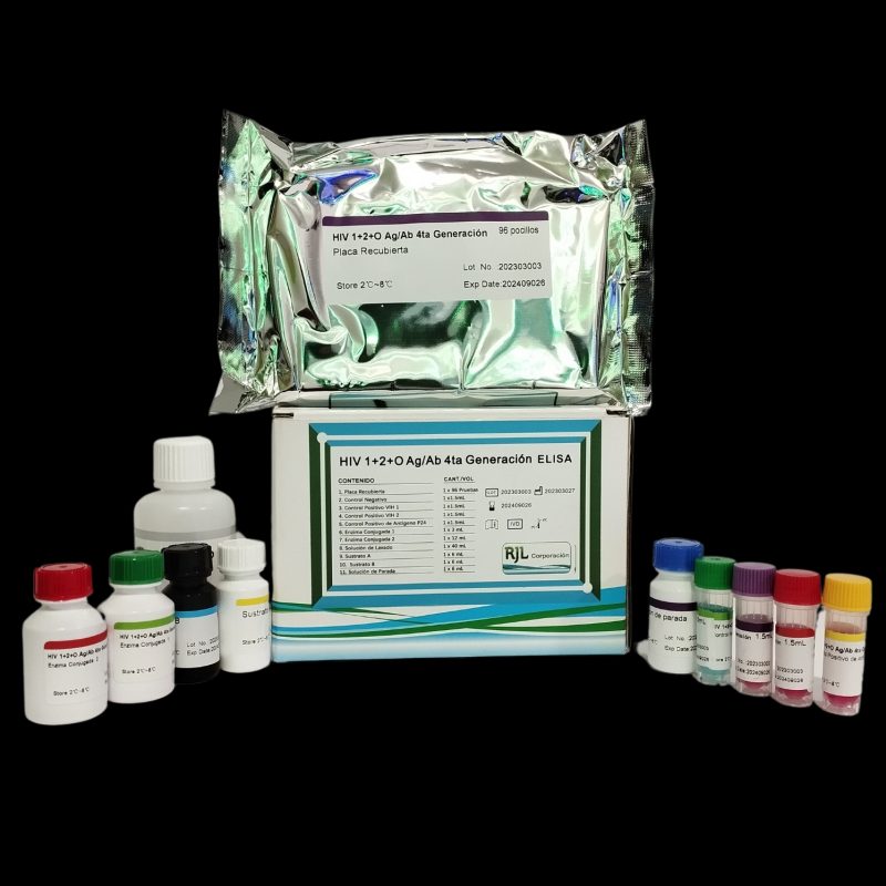HIV 1+2+0 Ag/Ab 4ta Generación (96 Pruebas)