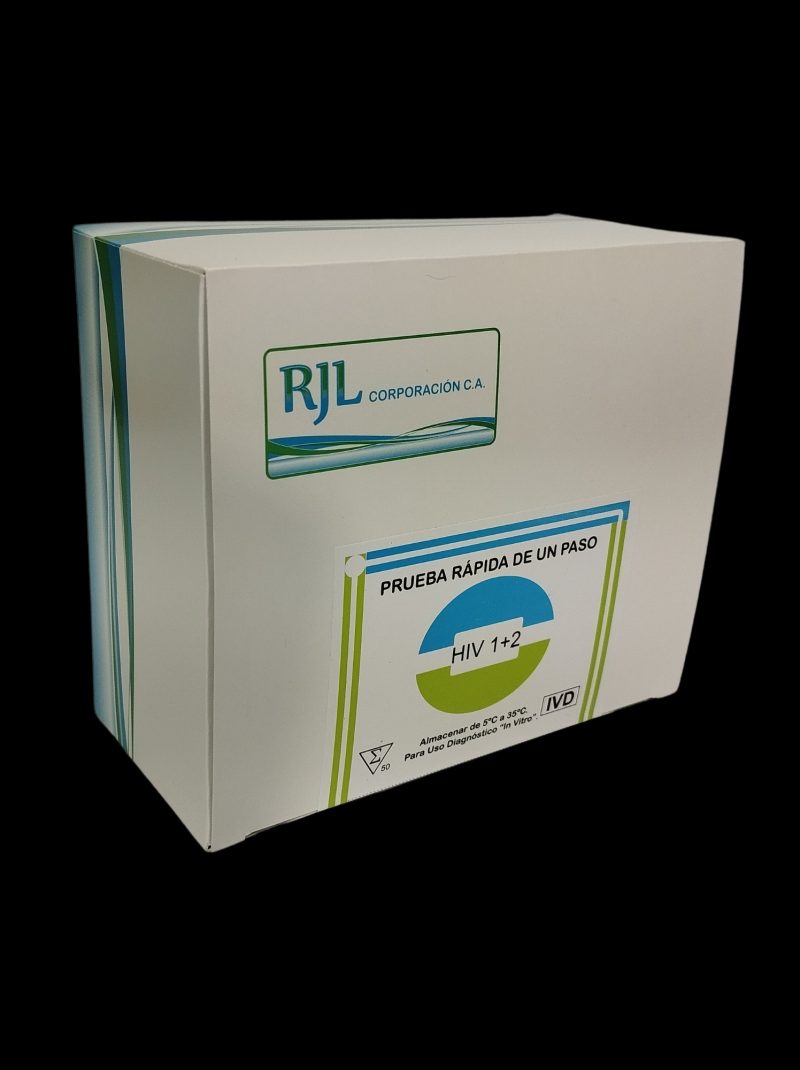 Prueba Rápida de HIV (1+2) x 50  Pruebas (Suero/Plasma/Sangre Total)