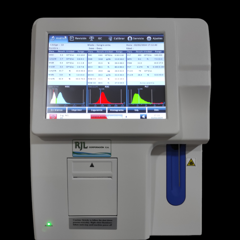 Analizador Hematológico Automático RJL2