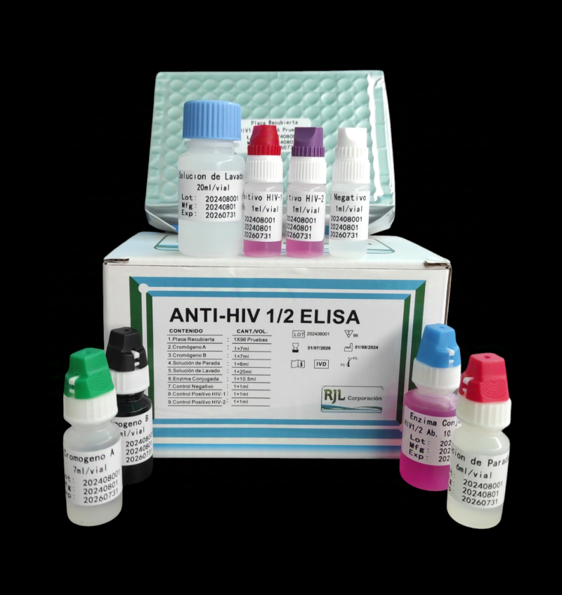 HIV 1/2 Anticuerpos (96 Pruebas)