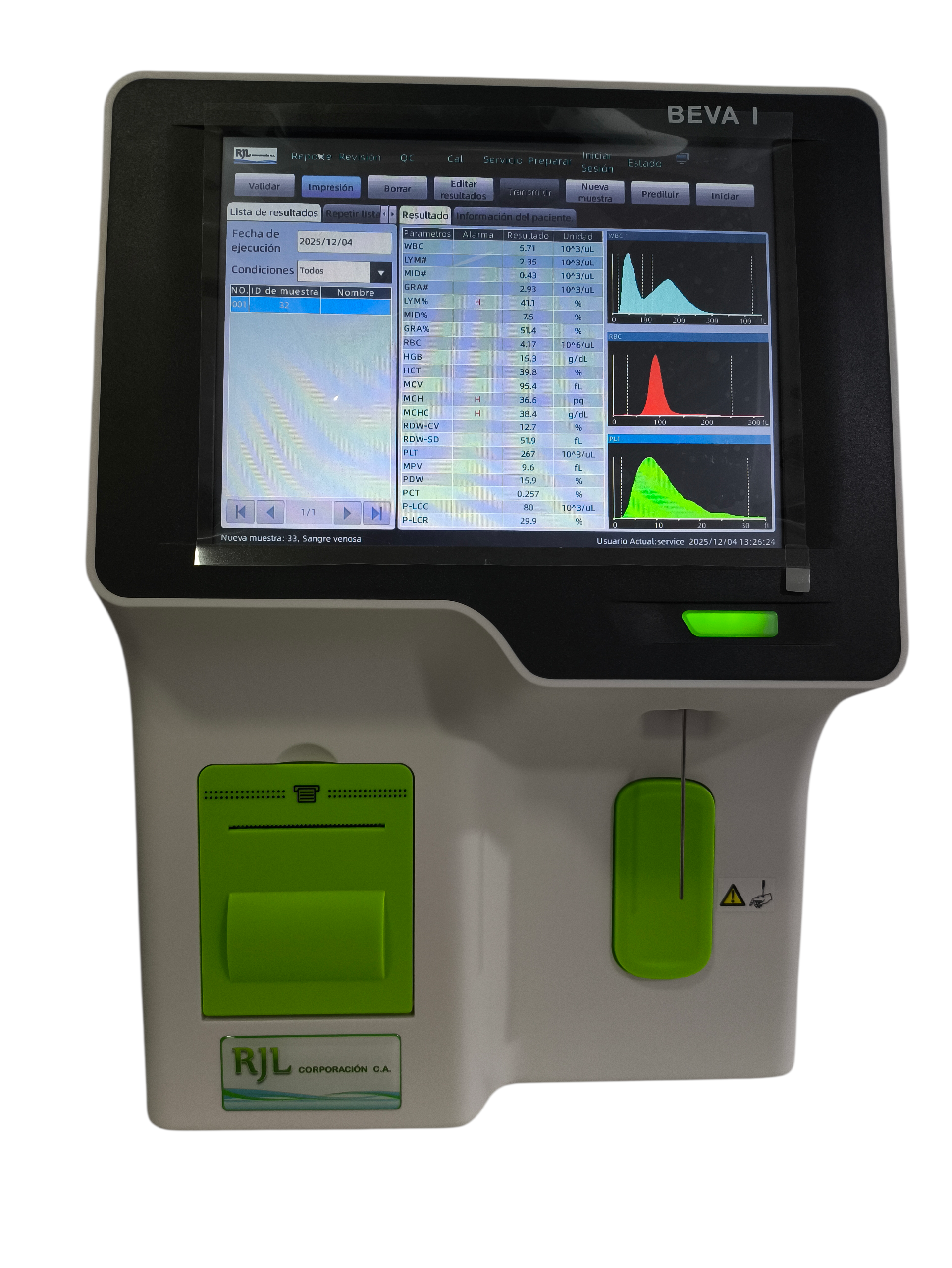 Analizador Hematológico BEVA I
