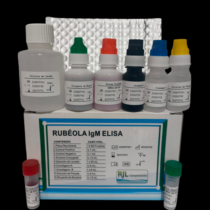 Rubéola IgM RJL (96 Pruebas)