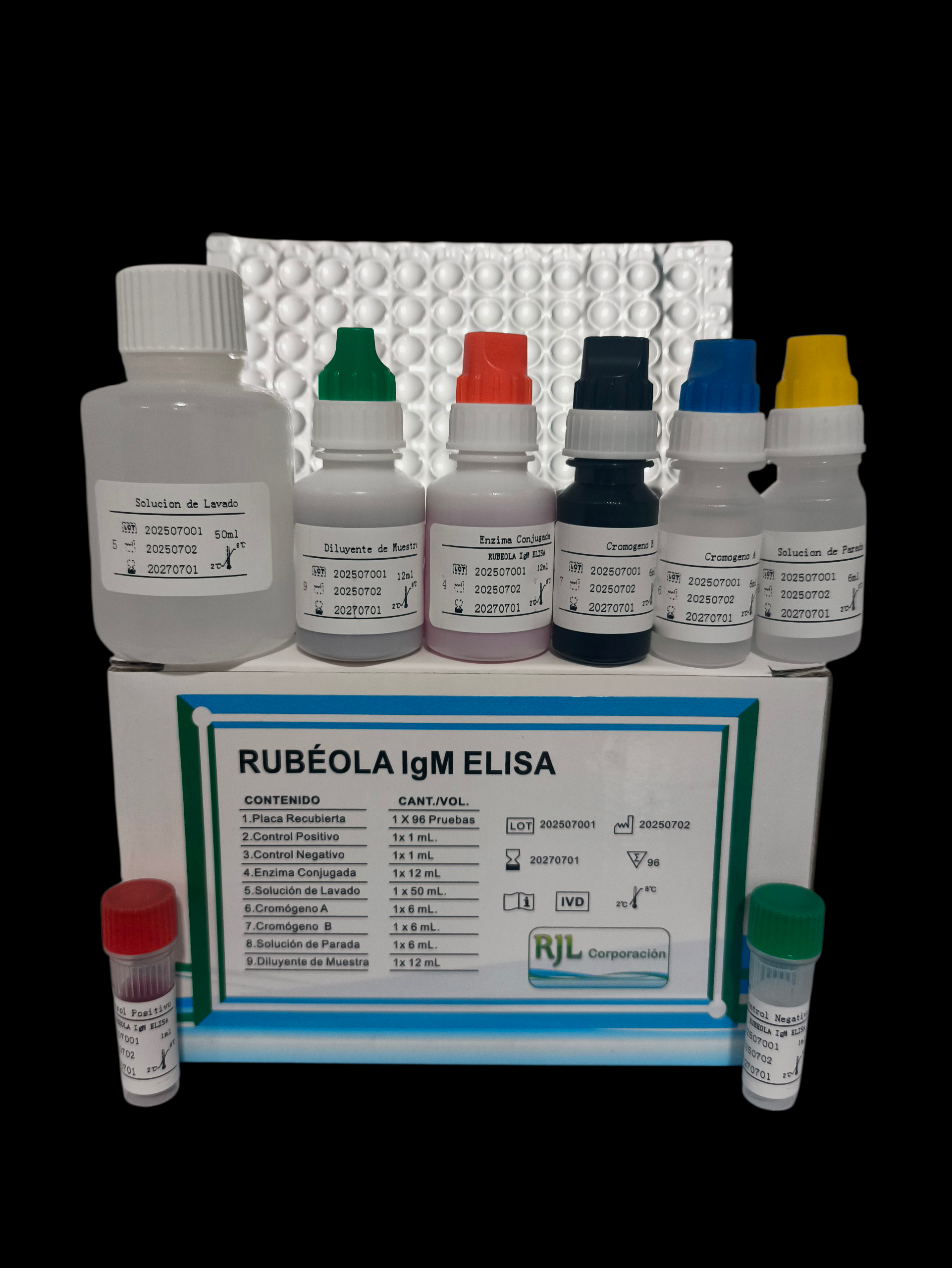 Rubéola IgM RJL (96 Pruebas)