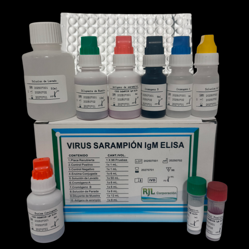 Sarampión IgM RJL 96 Pruebas